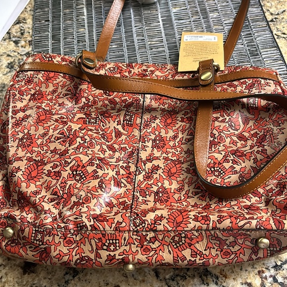 Patricia Nash bag zipper leather inside rain pocket all - Picture 3 of 4